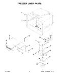 Diagram for 04 - Freezer Liner Parts