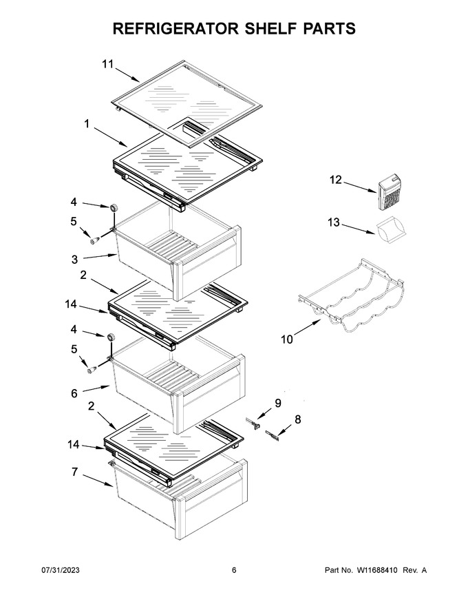Diagram for KRSF705HPS05