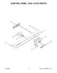 Diagram for 03 - Control Panel And Latch Parts