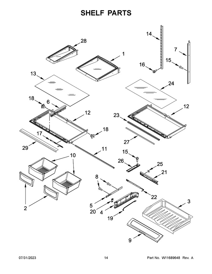 Diagram for WRF555SDHW08