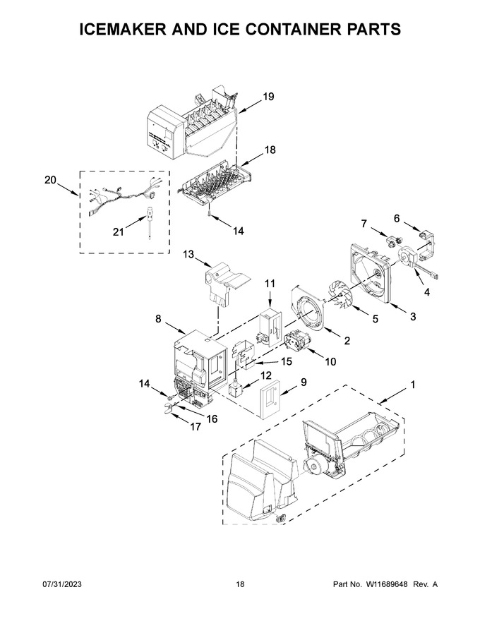 Diagram for WRF555SDHW08