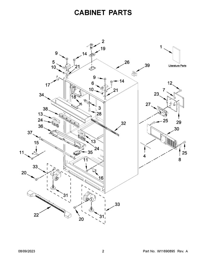 Diagram for WRX735SDHW08