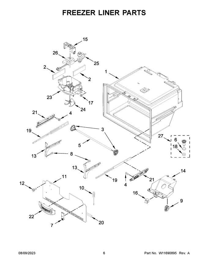 Diagram for WRX735SDHB08