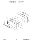 Diagram for 04 - Upper Oven Door Parts