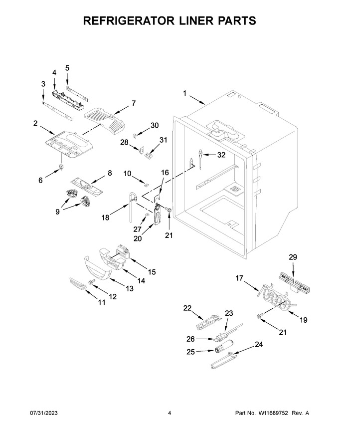 Diagram for KRFC300EWH09