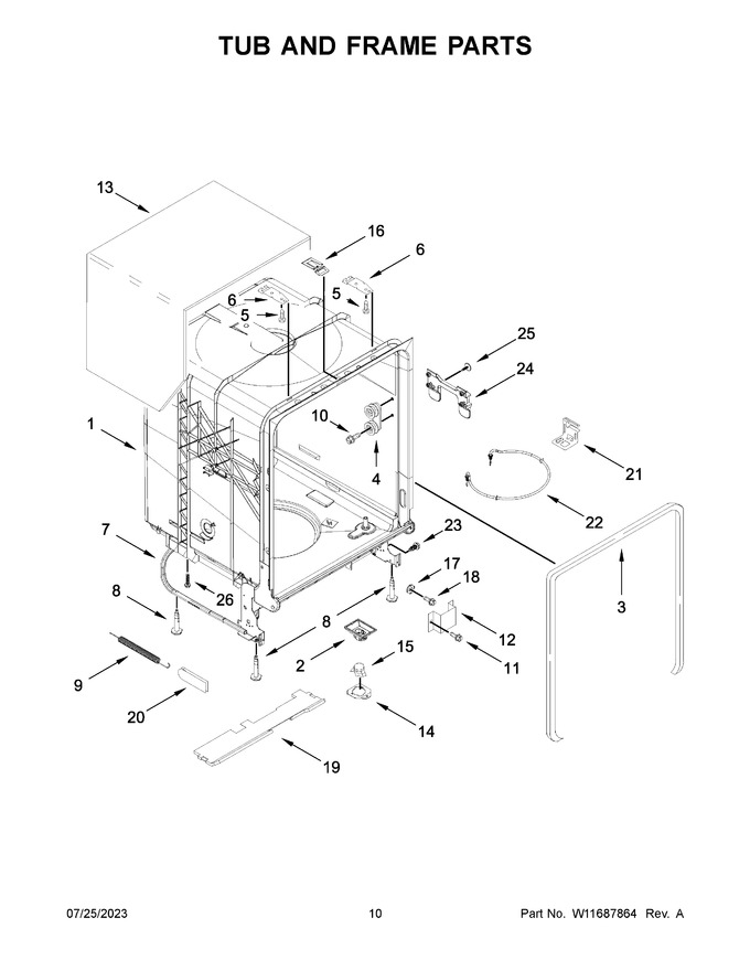 Diagram for WDT730HAMZ1