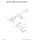 Diagram for 03 - Control Panel And Latch Parts