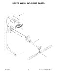 Diagram for 08 - Upper Wash And Rinse Parts