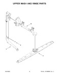 Diagram for 08 - Upper Wash And Rinse Parts