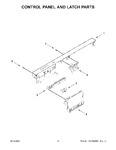 Diagram for 03 - Control Panel And Latch Parts