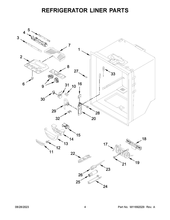 Diagram for WRF540CWHV08