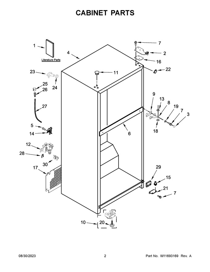 Diagram for WRTX5028PB01