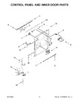Diagram for 03 - Control Panel And Inner Door Parts