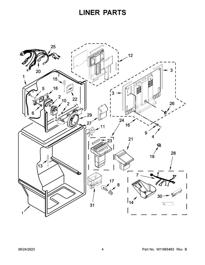 Diagram for WRTX5028PB00