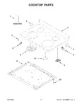 Diagram for 02 - Cooktop Parts