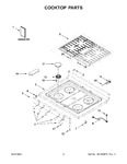 Diagram for 02 - Cooktop Parts