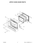 Diagram for 04 - Upper Oven Door Parts