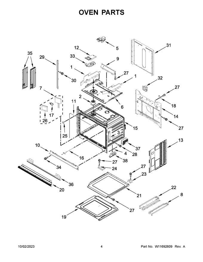 Diagram for WOEC5030LW01