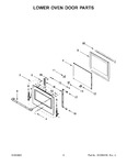 Diagram for 05 - Lower Oven Door Parts