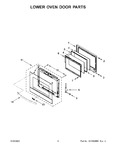 Diagram for 05 - Lower Oven Door Parts