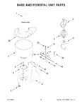 Diagram for 03 - Base And Pedestal Unit Parts