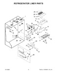 Diagram for 04 - Refrigerator Liner Parts