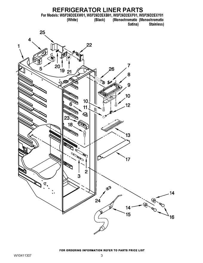 Diagram for WSF26D2EXB01