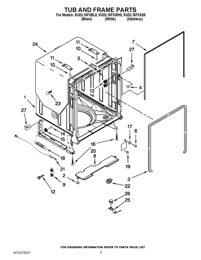 Diagram for KUDL15FXBL5