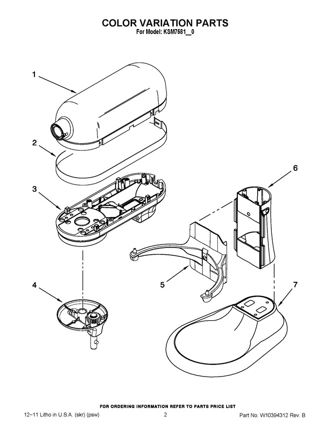 Diagram for KSM7581WH0