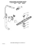 Diagram for 07 - Upper Wash And Rinse Parts