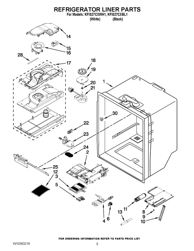 Diagram for KFIS27CXBL1
