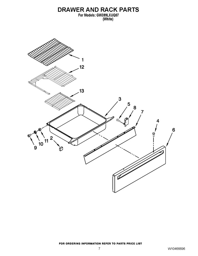 Diagram for GW399LXUQ07