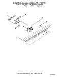 Diagram for 02 - Control Panel And Latch Parts