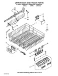 Diagram for 09 - Upper Rack And Track Parts