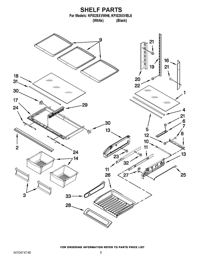Diagram for KFIS25XVWH6