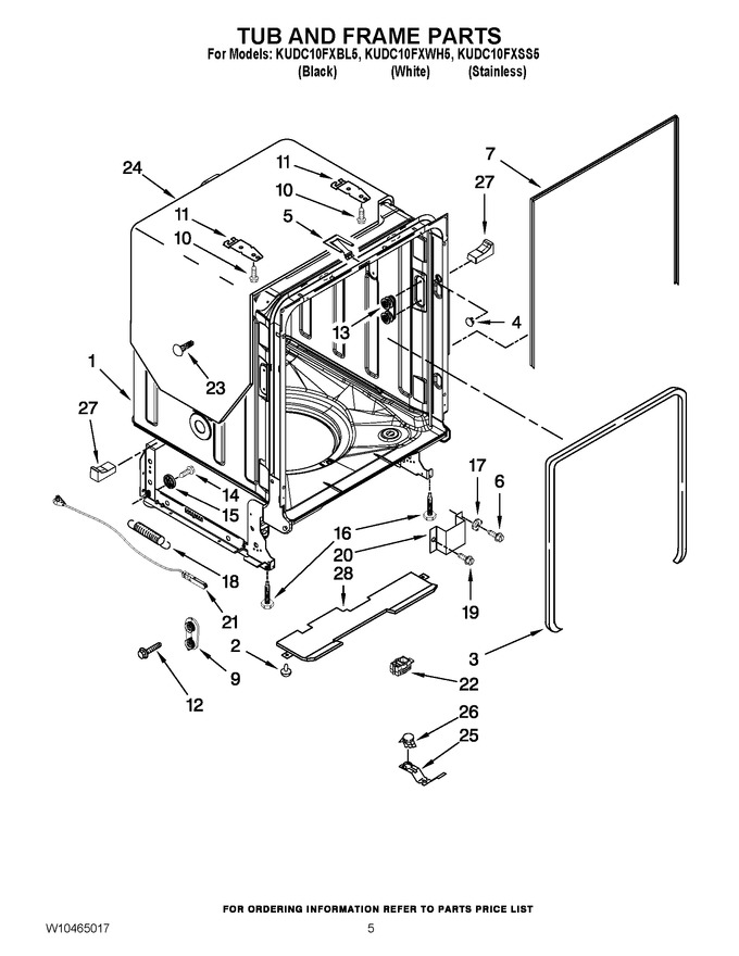 Diagram for KUDC10FXSS5