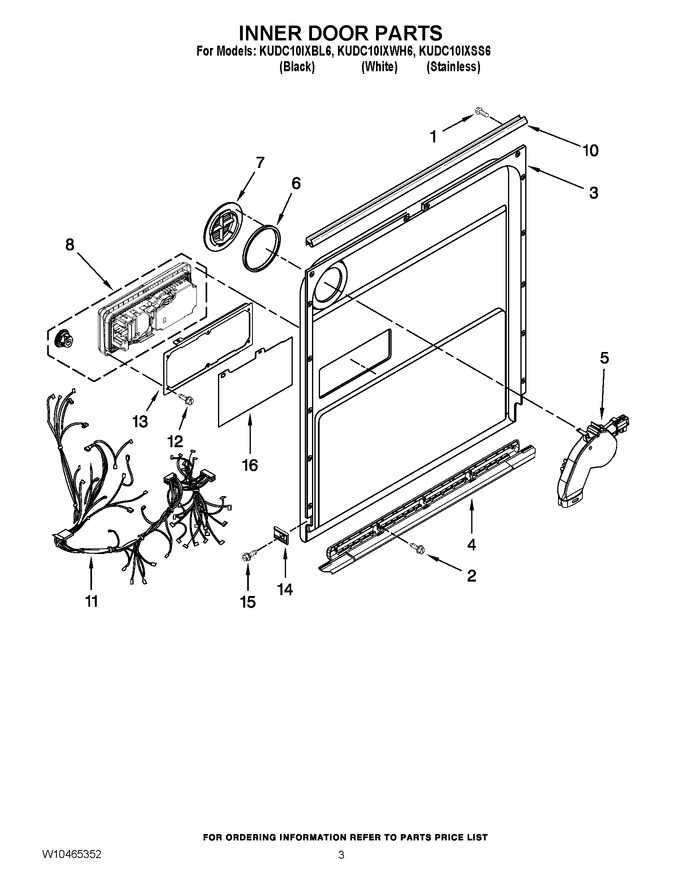 Diagram for KUDC10IXWH6