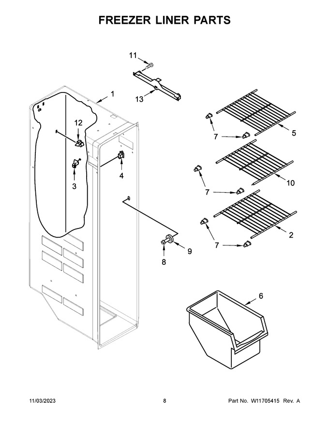 Diagram for WRS311SDHM11