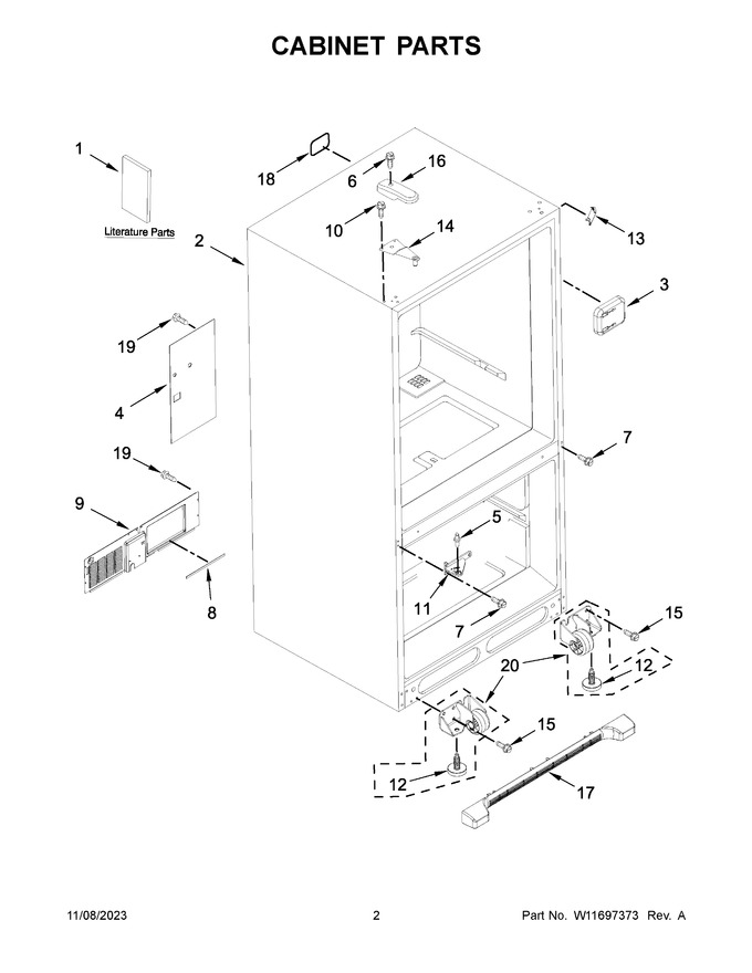 Diagram for WRB329RFBM05