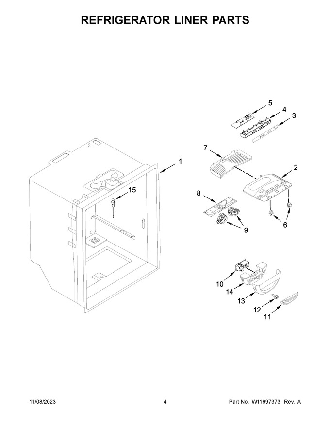 Diagram for WRB329RFBM05