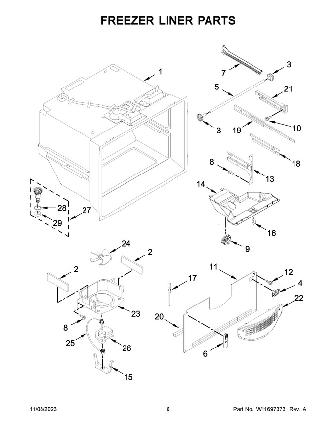 Diagram for WRB329RFBM05