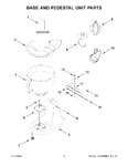Diagram for 03 - Base And Pedestal Unit Parts