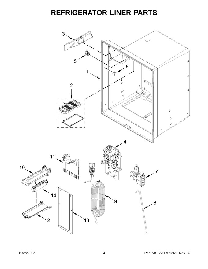 Diagram for WRF555SDFZ18