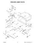 Diagram for 04 - Freezer Liner Parts