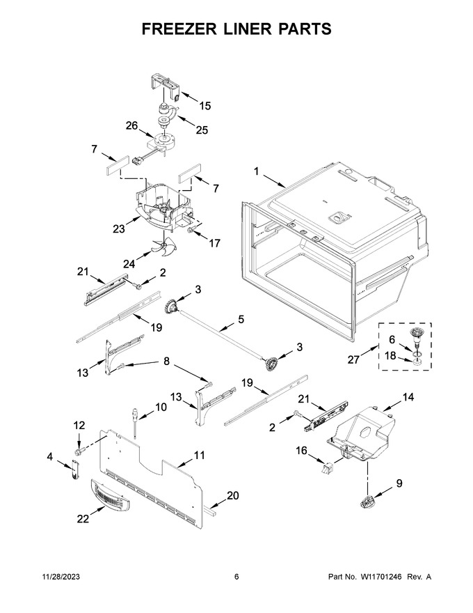 Diagram for WRF555SDFZ18