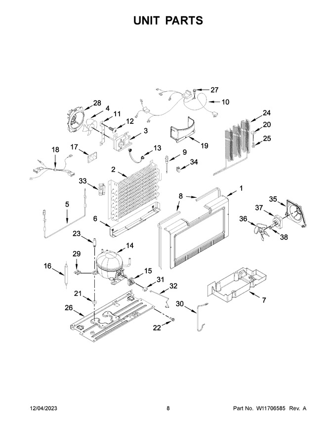 Diagram for MZF34X18FW08