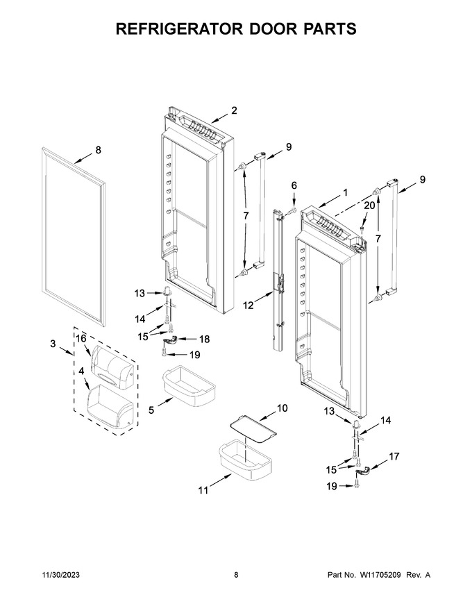 Diagram for KRFC300EWH11