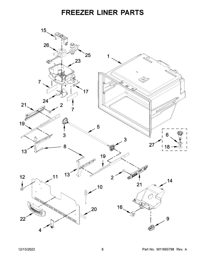 Diagram for WRF555SDHV09