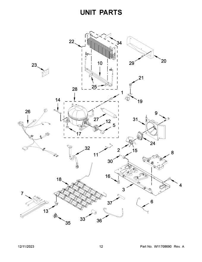 Diagram for WRF535SWHB09