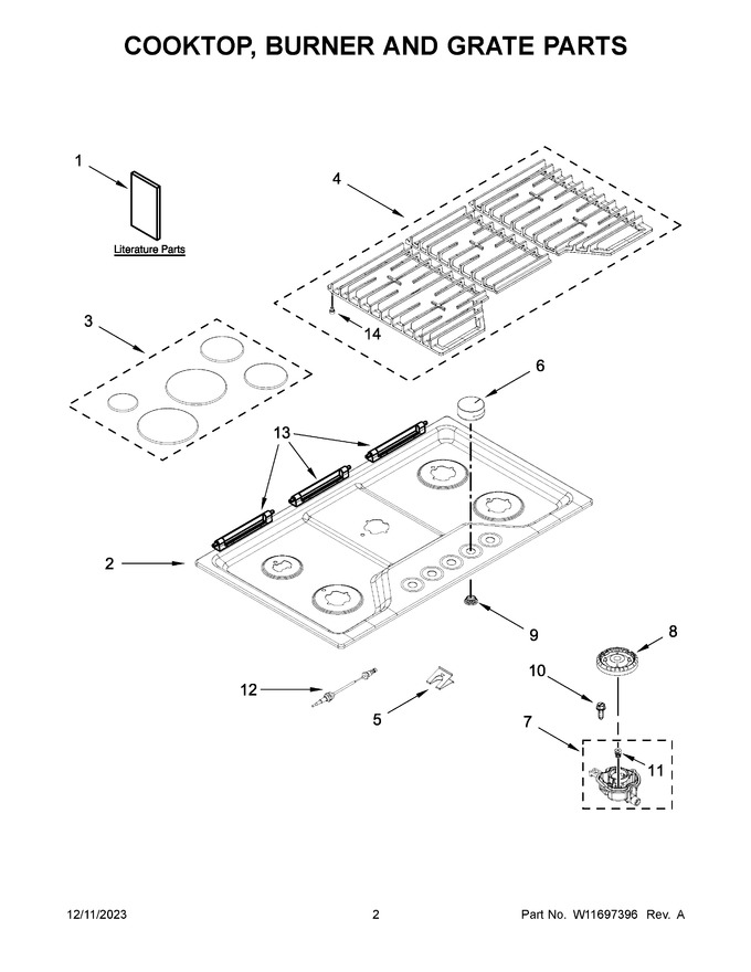 Diagram for WCGK7036PS00